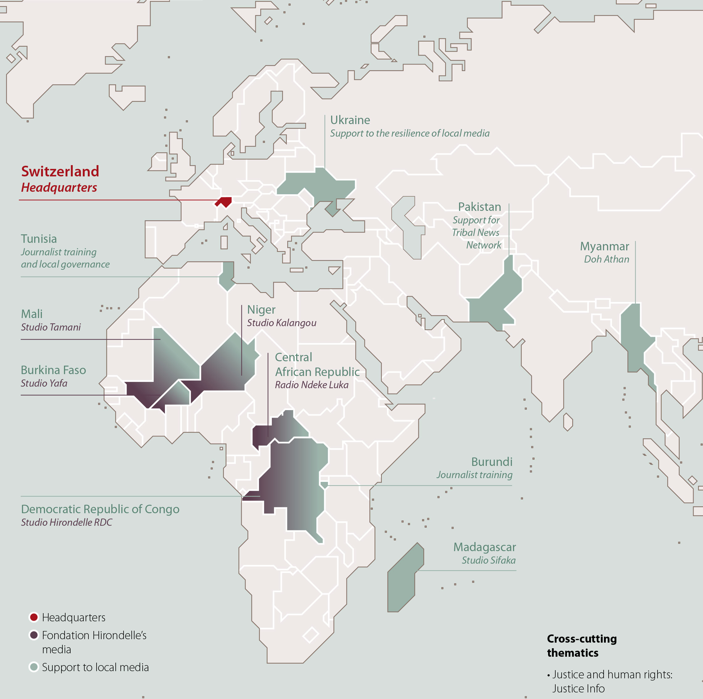 Fondation Hirondelle Operations in 2023